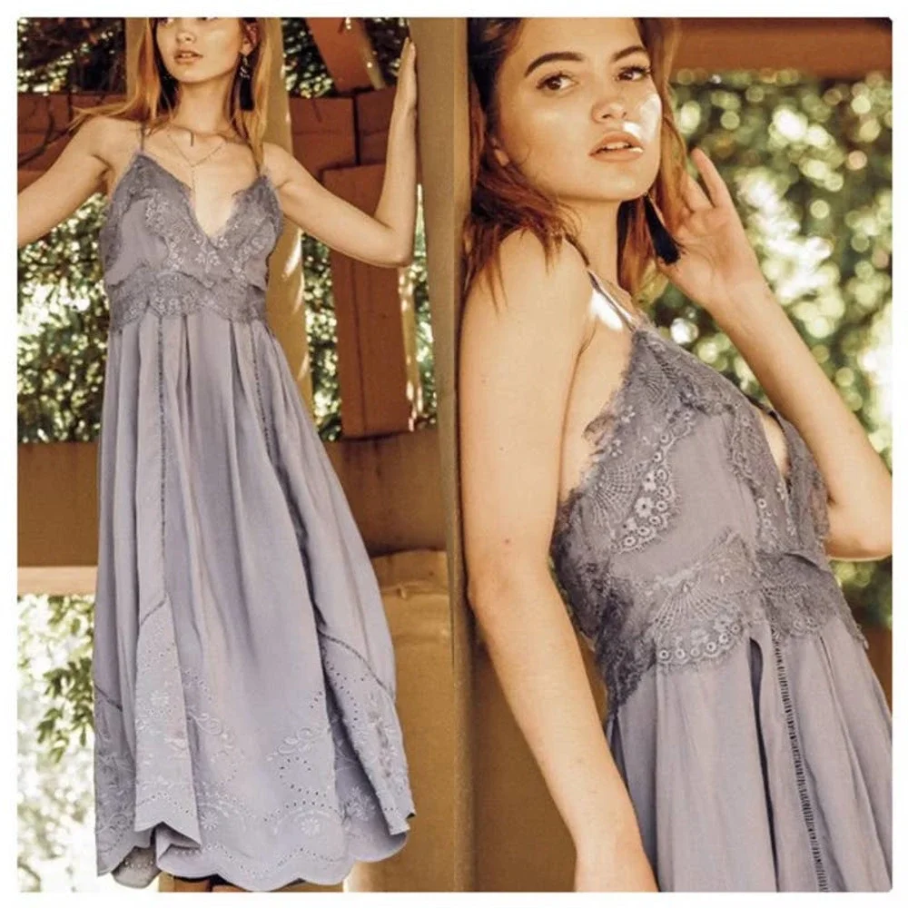 Love Poems and Dreams Midnight Maxi Dress - Picture 9 of 11